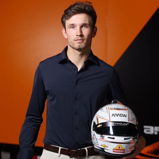 Apex Performance Dress Shirt Navy